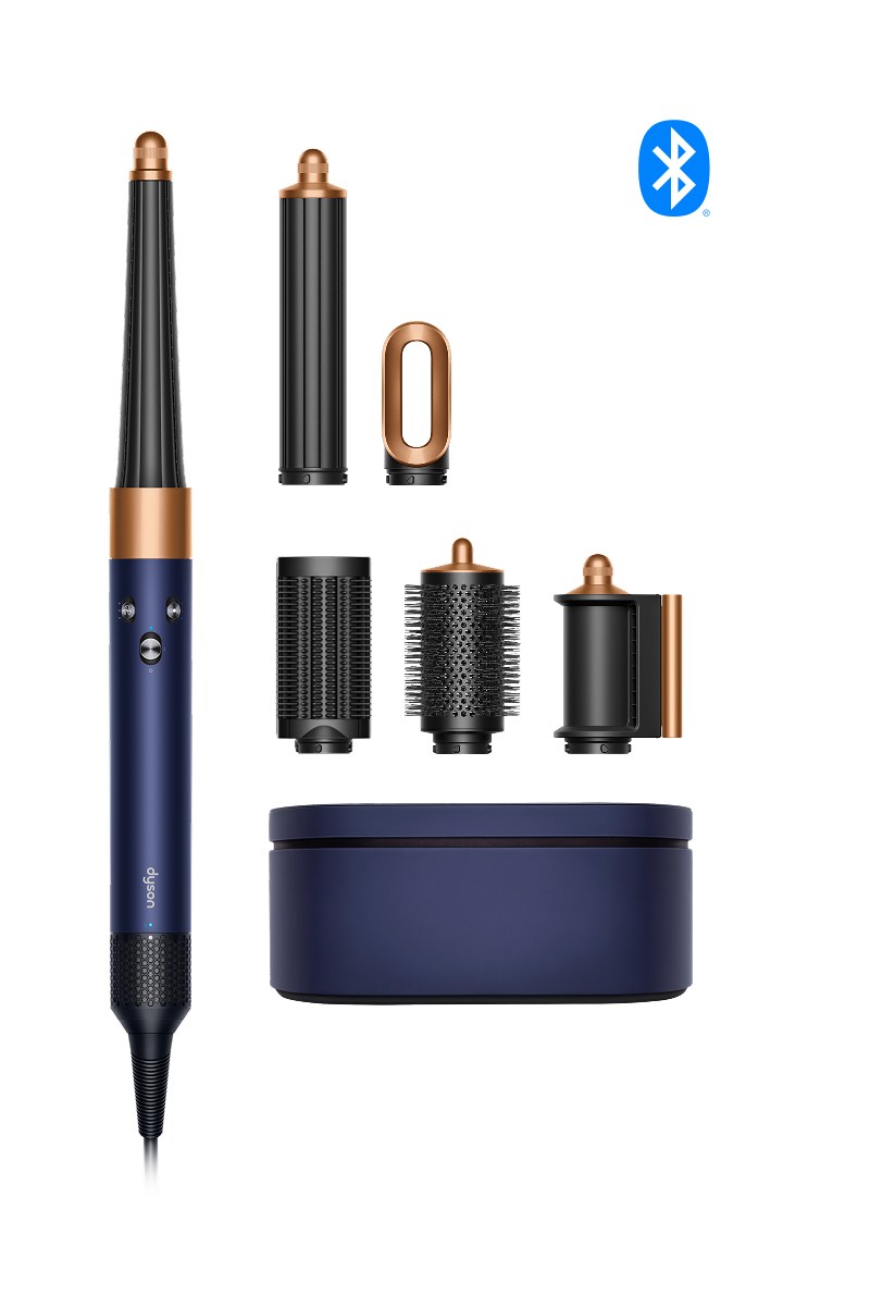 Dyson Airwrap i.d. Straight+Wavy — Prussian blue/Rich copper