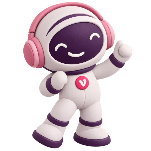 Vinny the Vouchernaut, listening to music