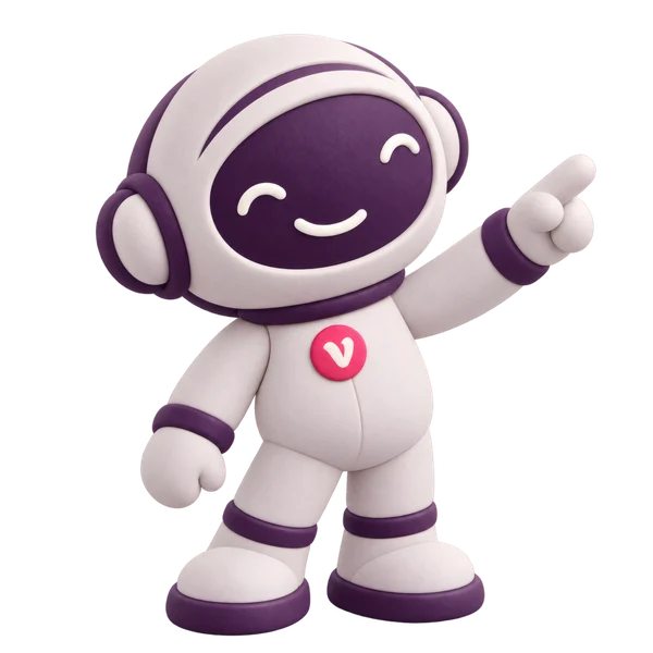 Vinny the Vouchernaut, pointing
