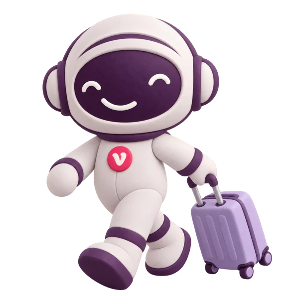 Vinny the Vouchernaut, off on holiday